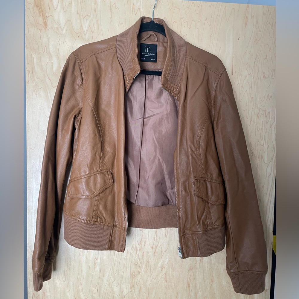 Women's Brown Bomber Jacket